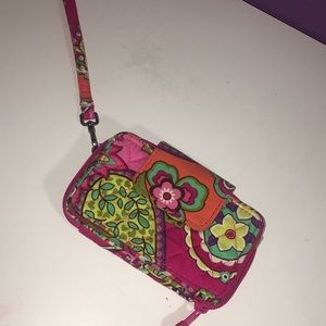 Vera Bradley pink wristlet